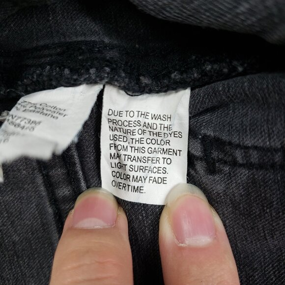 Madewell The Anywhere Jean in Marton Wash Size 29 Black Stretch Denim Jeggings - Picture 11 of 16